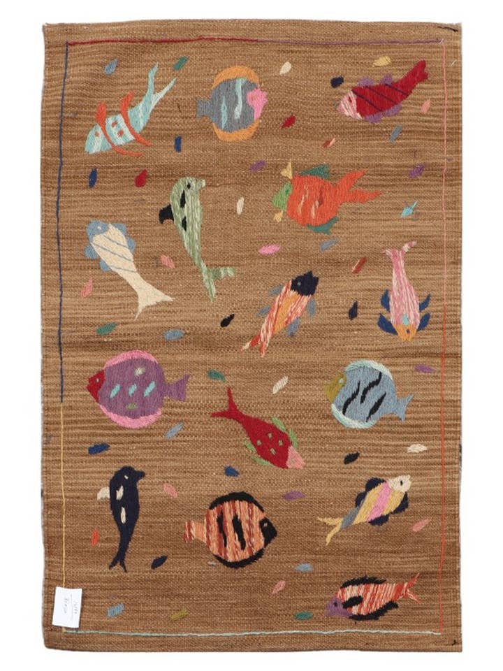 Suzani håndbroderet kilim - Størrelse: 120 x 80 cm for engroshandel hos Imaco Rugs