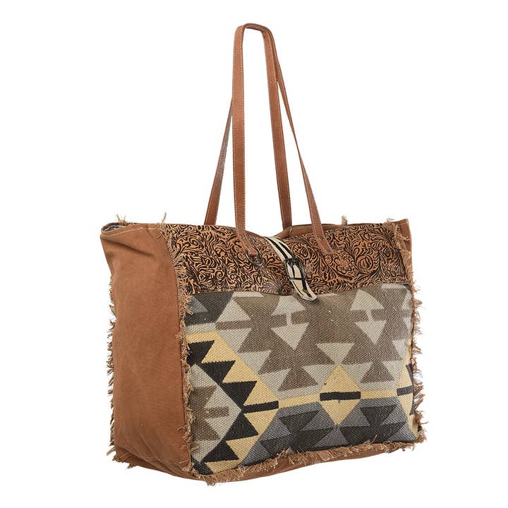 LS Western - Wholesale Tote bag – Women's - KB228 Tote Upcycled Canvas Ladies Bag1