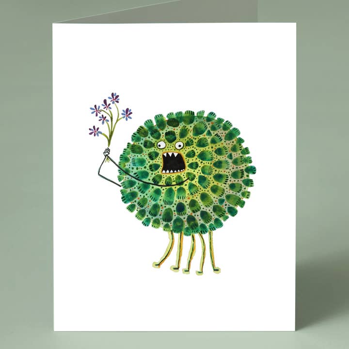 Poofy Plactus A2 Greeting Card for wholesale by Poofy Emporium