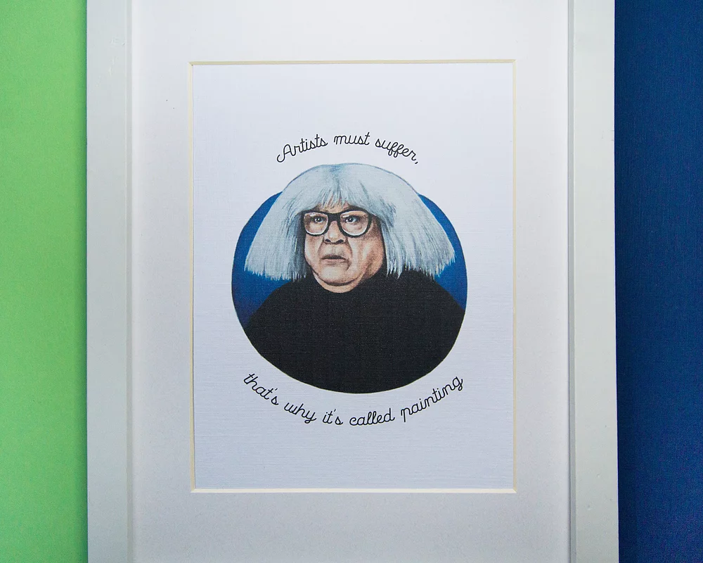 Mandy Illustrates – wholesale Art print – Frank Print0