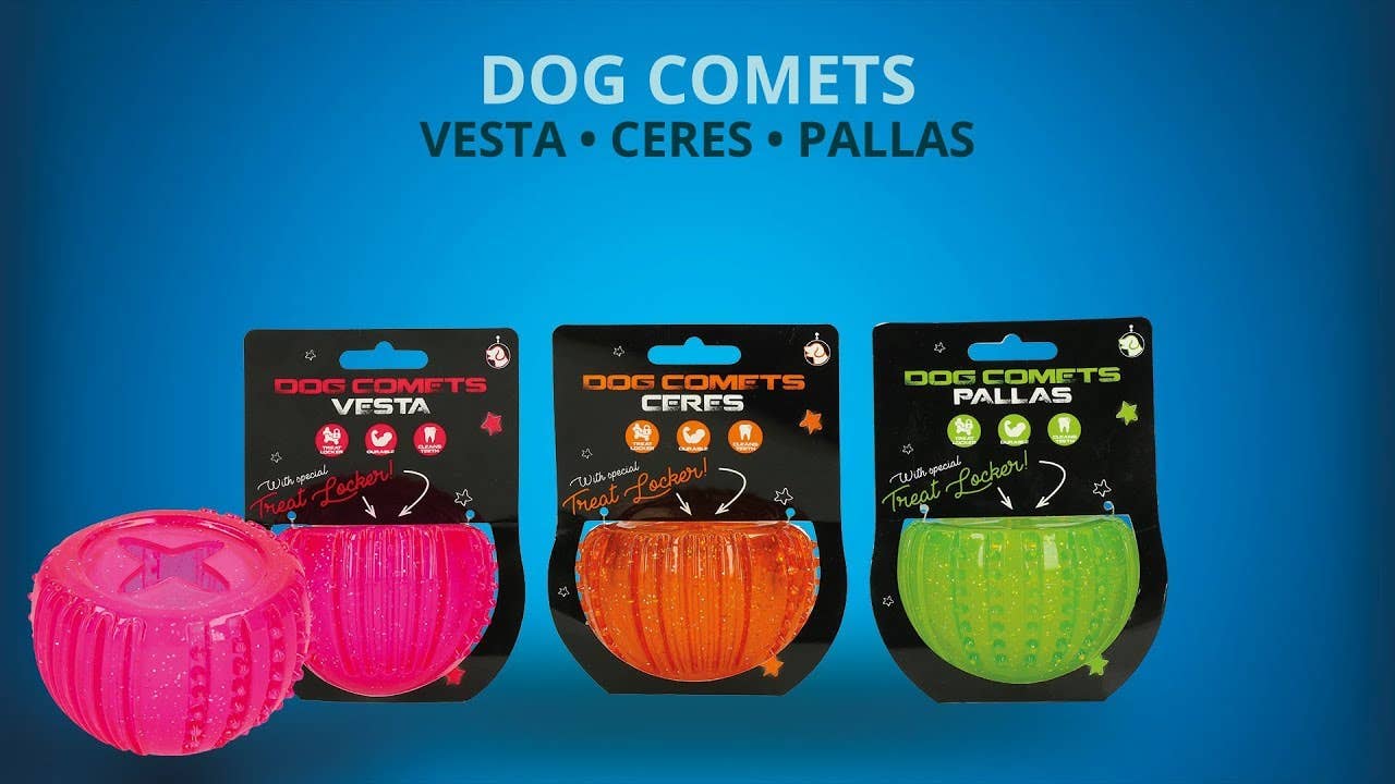 Dog Comets Vesta with Treat Locker Pink for wholesale on Faire3