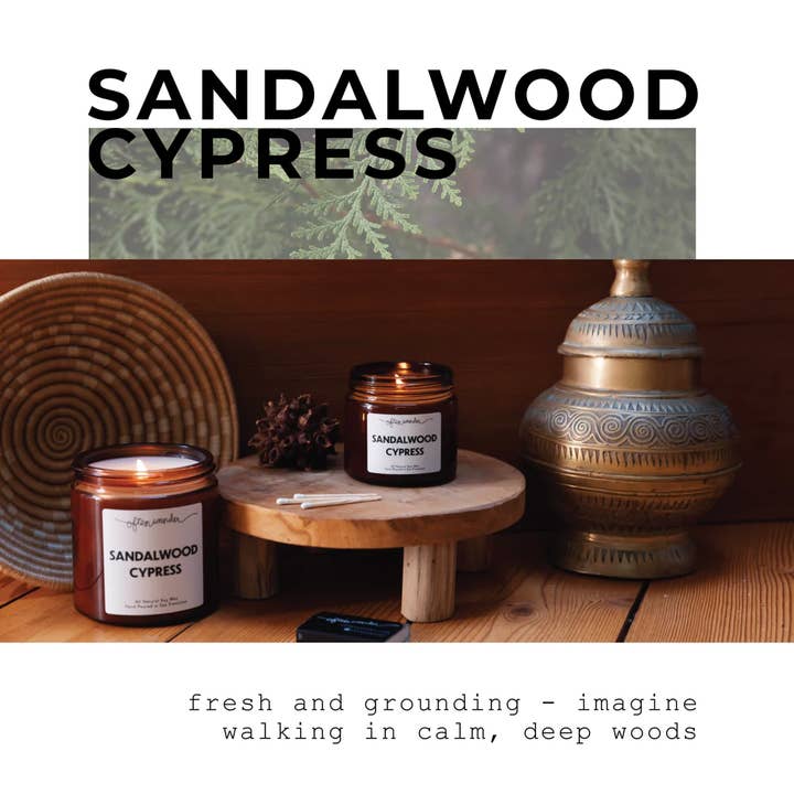 Often Wander - Wholesale Jar/Filled Candle - Sandalwood Cypress – Signature Candle2