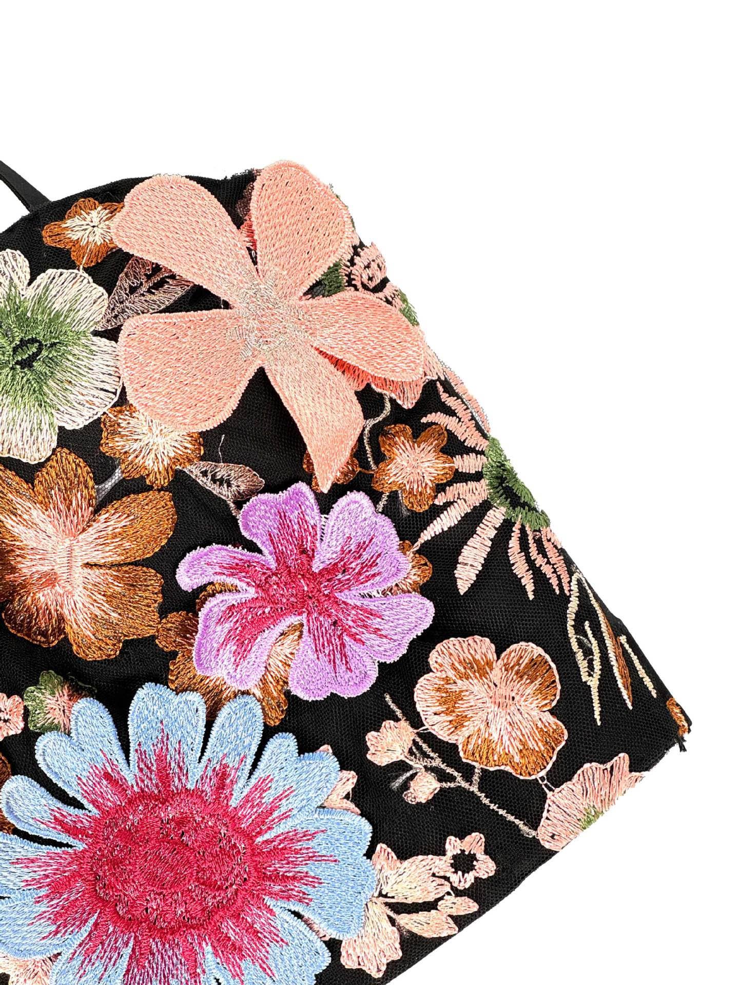 Colore come immagini VE006Y Top a fascia ricamato floreale retrò con reggiseno in vendita all'ingrosso su Faire6