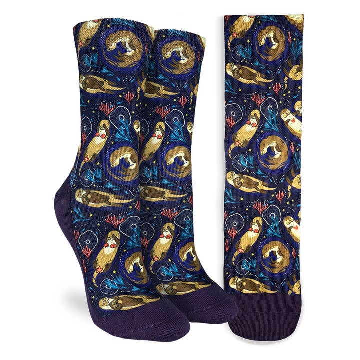 Women's Sea Otters Socks for wholesale by Good Luck Sock