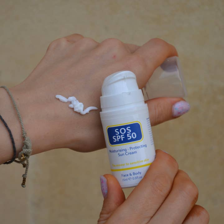 SOS Serum Skincare – Engroshandel Solcreme – SOS SPF 50 solcreme, 15 ml3