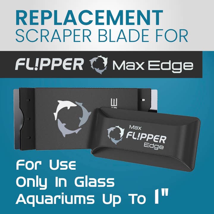 Flipper Aquarium Products - Wholesale Craft Tool - Flipper Edge MAX Stainless Steel Blades - 4pk