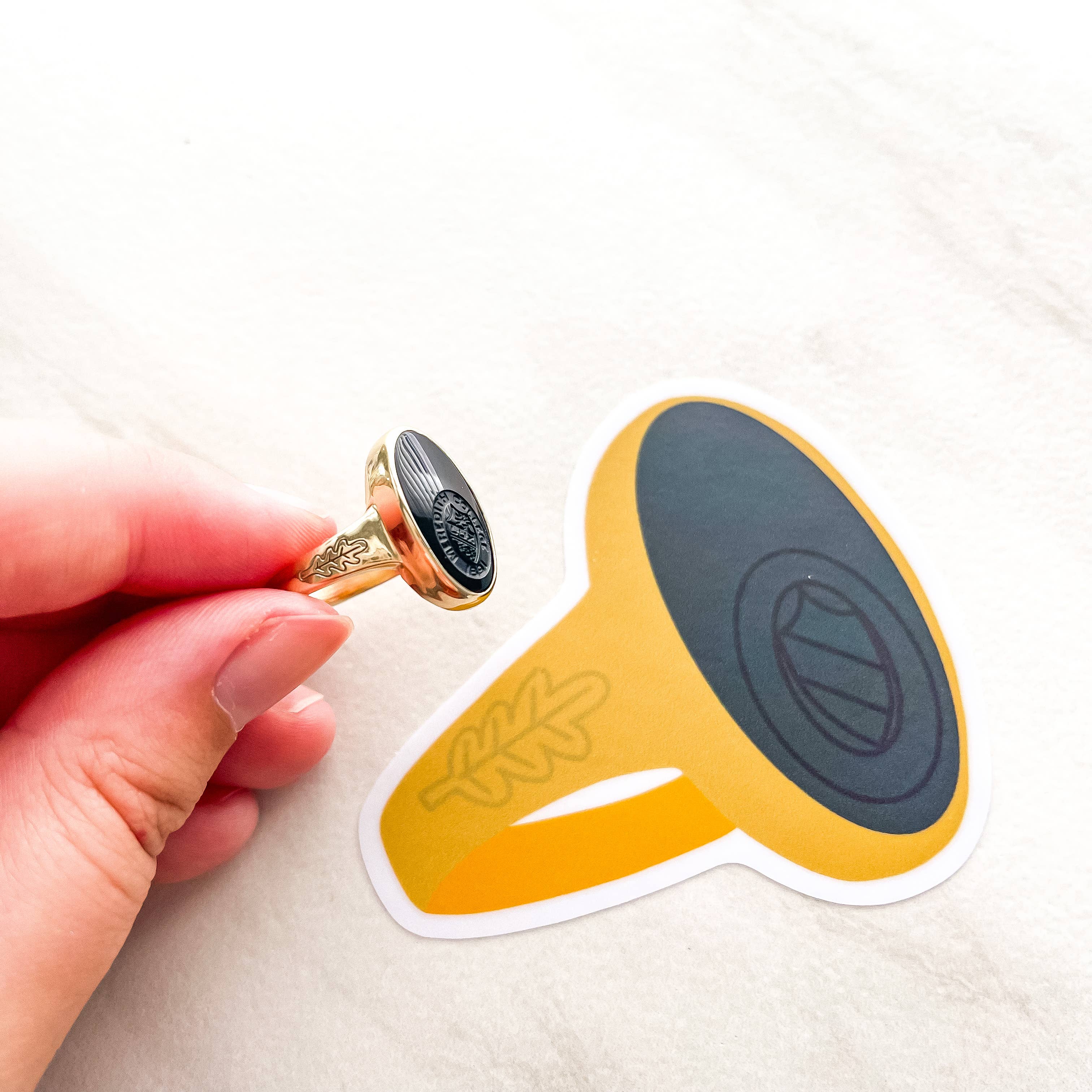 Sundae Sisters Co - Vendita all'ingrosso Adesivo - Adesivo Meredith Onyx | Adesivo ispirato al Meredith College5