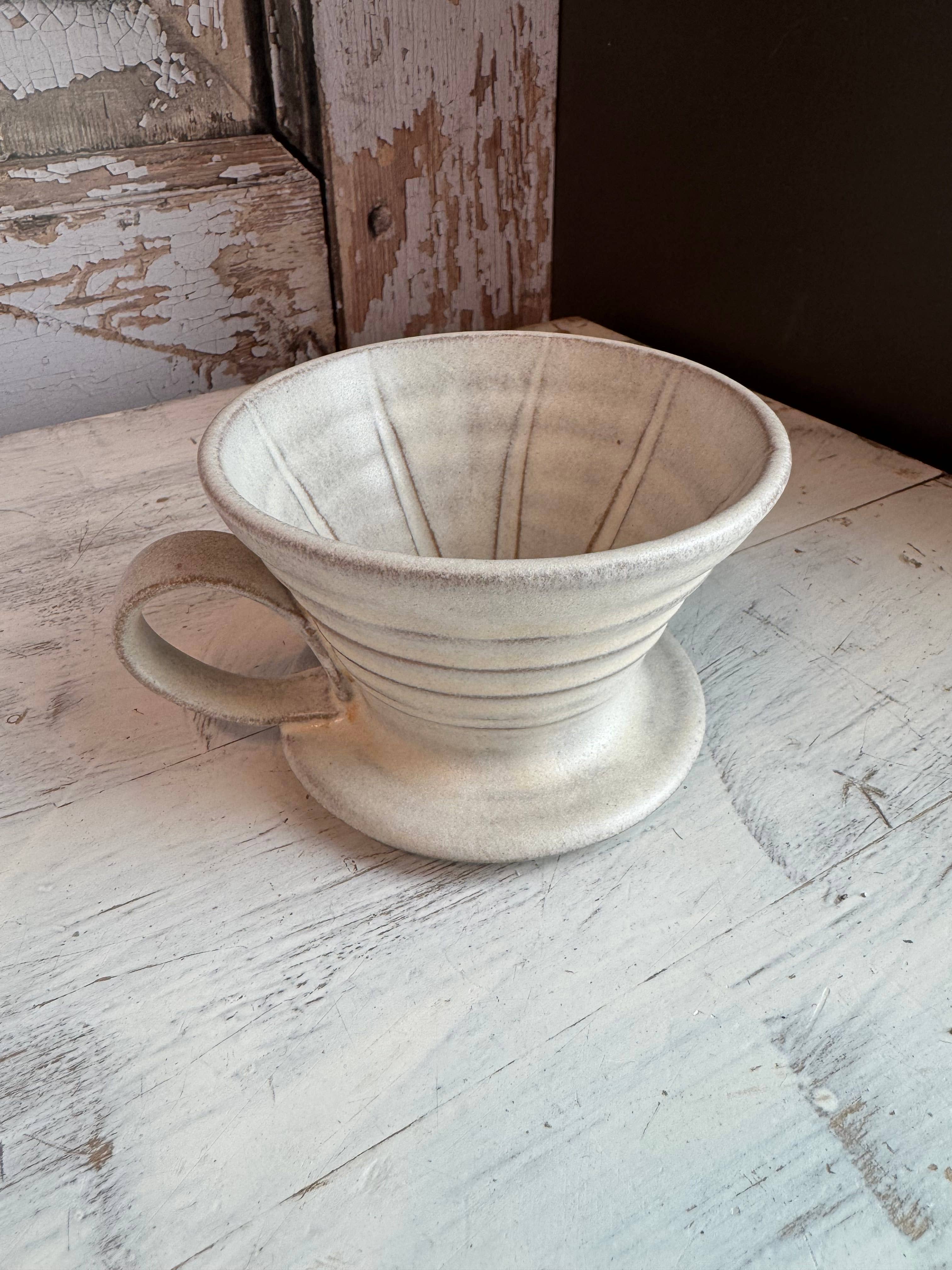 Gravesco Pottery - Wholesale Pour Over & Dripper - Handmade Ceramic V60 Coffee Dripper in 2 Color Options1