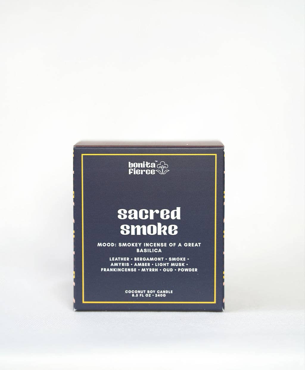 Bonita Fierce Candles - Wholesale Jar/Filled Candle - Sacred Smoke Candle | Frankincense, Myrrh, Oud Candle6