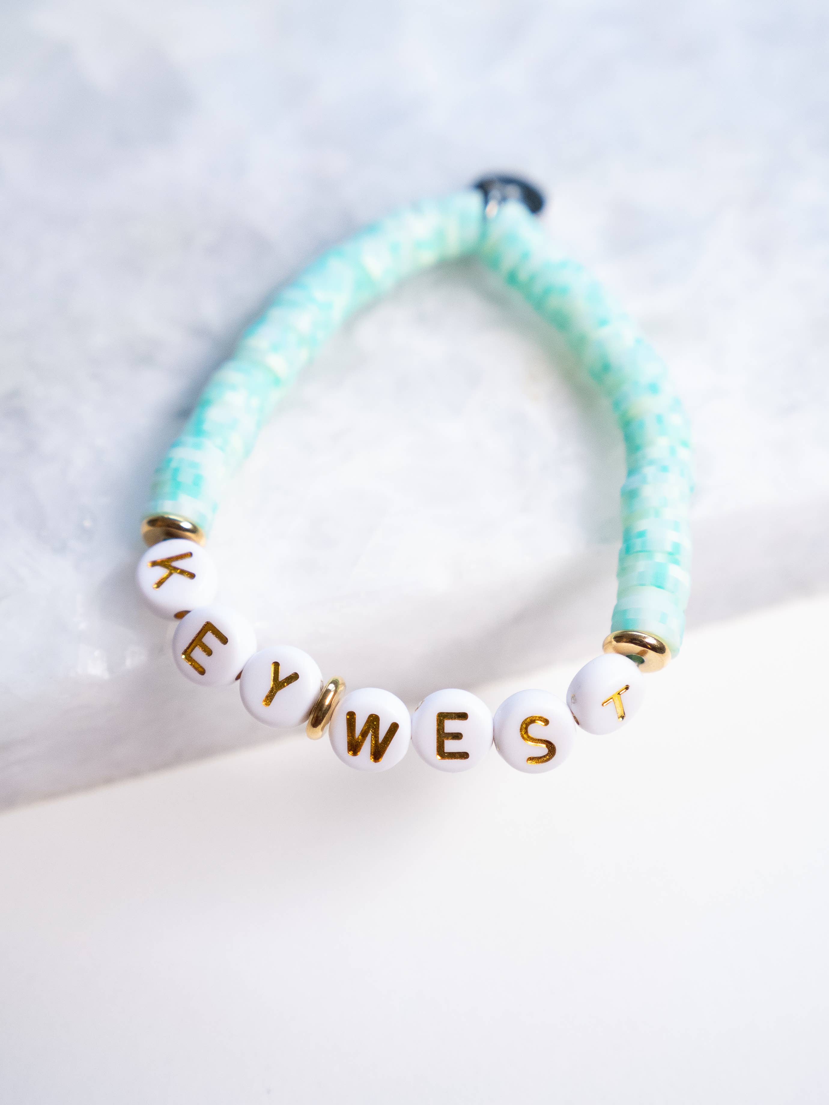 Haven - Wholesale Beaded Bracelet - Kids - Customizable Letter Bracelet - Polymer Clay - Kid Size17