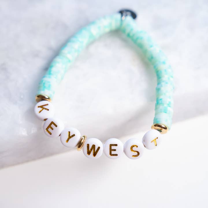 Haven - Wholesale Beaded Bracelet - Kids - Customizable Letter Bracelet - Polymer Clay - Kid Size17