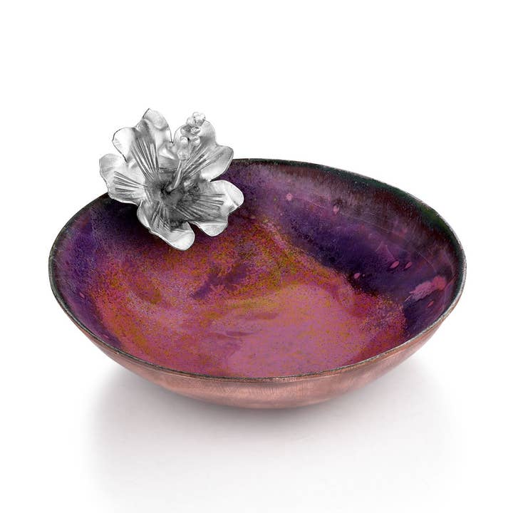 Hibiscus Little Luxuries Bowl for wholesale by Silver Garden Designs