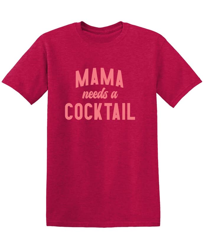 Feelin Good Tees - Wholesale Screen Printed T-Shirt - Women's - Mama Needs a Cocktail..10