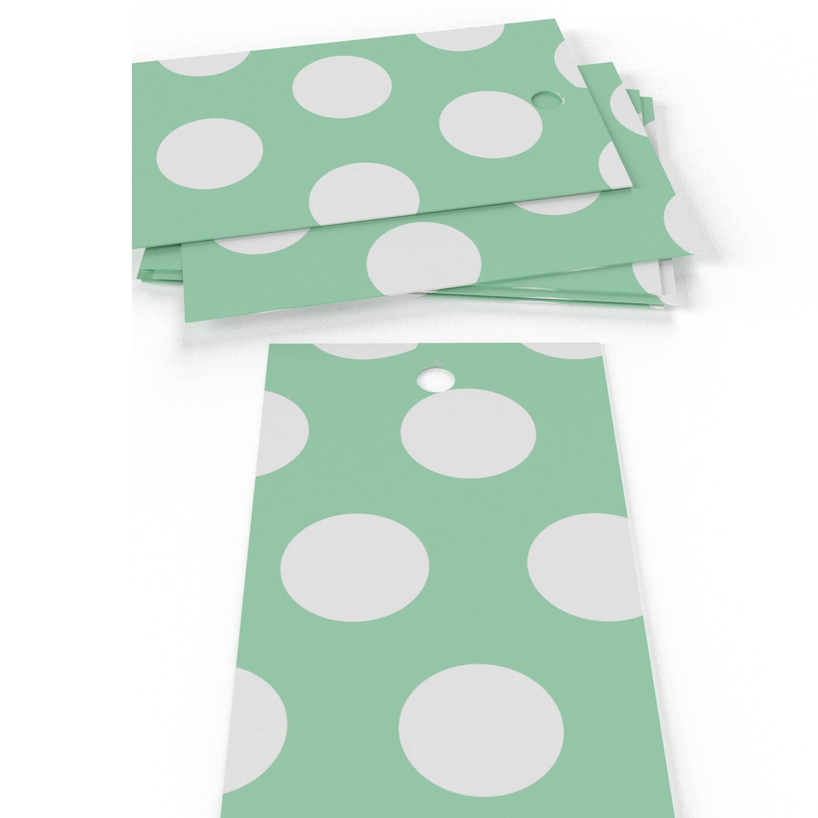 Re-wrapped – wholesale Flat wrap – Polka Dot Green Wrapping Paper • ECO Friendly • UK Made4