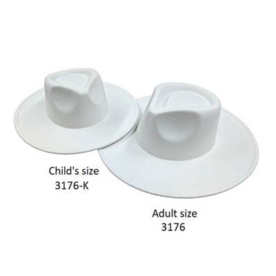 Queens INC - Wholesale Fedora - Women's - Kid's Vegan Felt Rancher Hat – Now in 6 Color