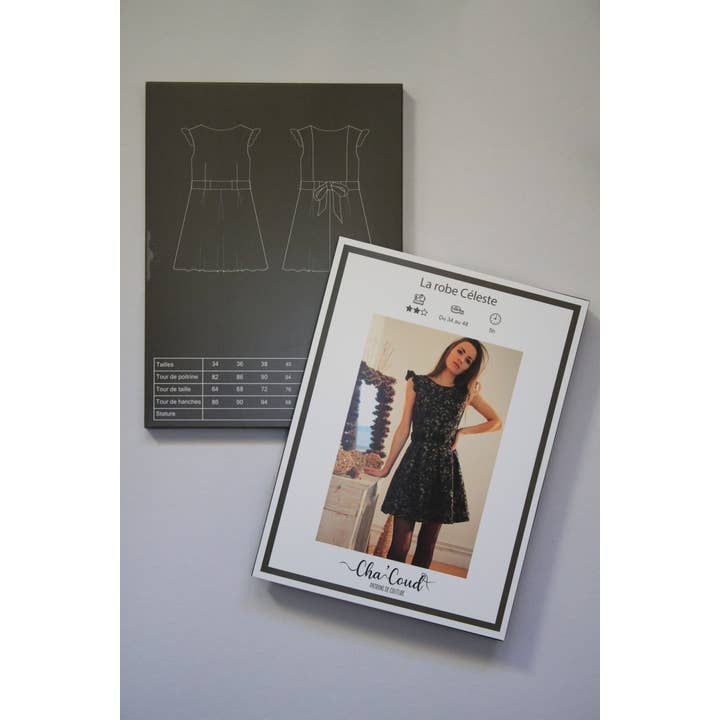 Cha' coud - Vendita all'ingrosso Kit da cucito creativo - Cartamodello vestito Céleste