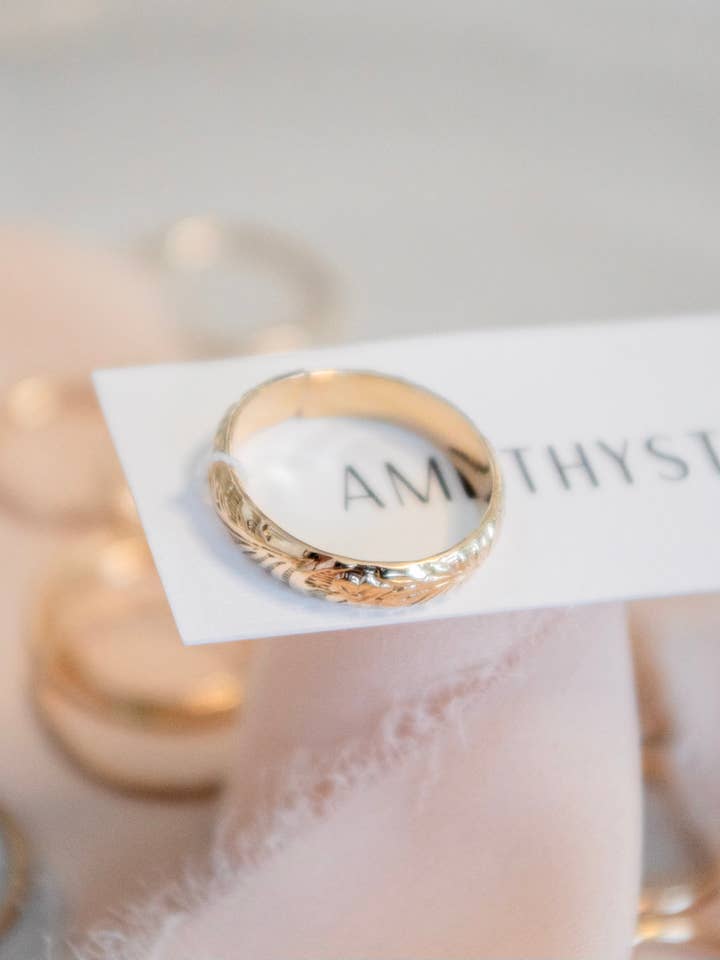 Gouden filagreekband voor wholesale door Amethyst & Ash