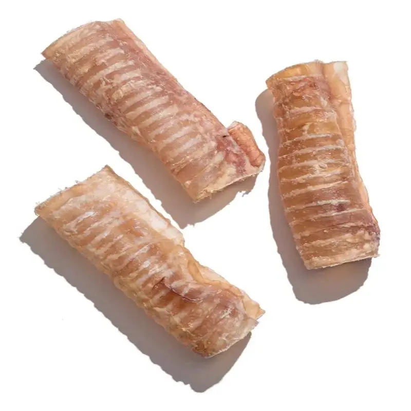 J&C PET SUPPLY LLC - Wholesale Pet Treats - Dog - 6 Inch Beef Trachea With Display Jack&pup Dog Treats1