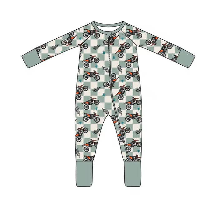 Dirt Bike Footies for wholesale by KB Collections