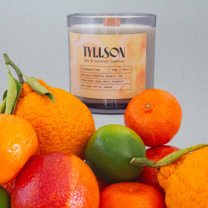 Clementine 200g Candle for wholesale by Tyllson