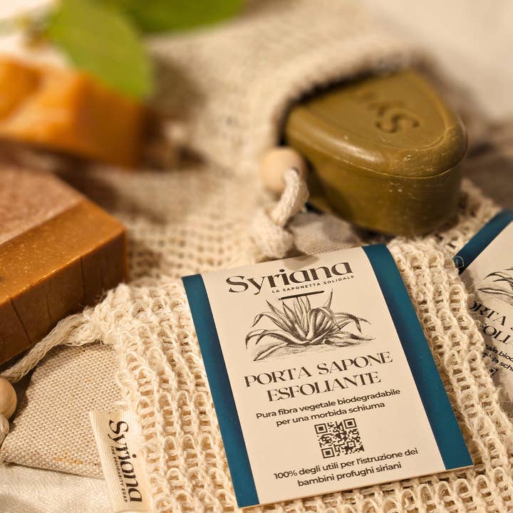 Syriana – Großhandel Seifensäckchen – Sisal-Peeling-Seifensäckchen in Ihrer Hammam-Routine