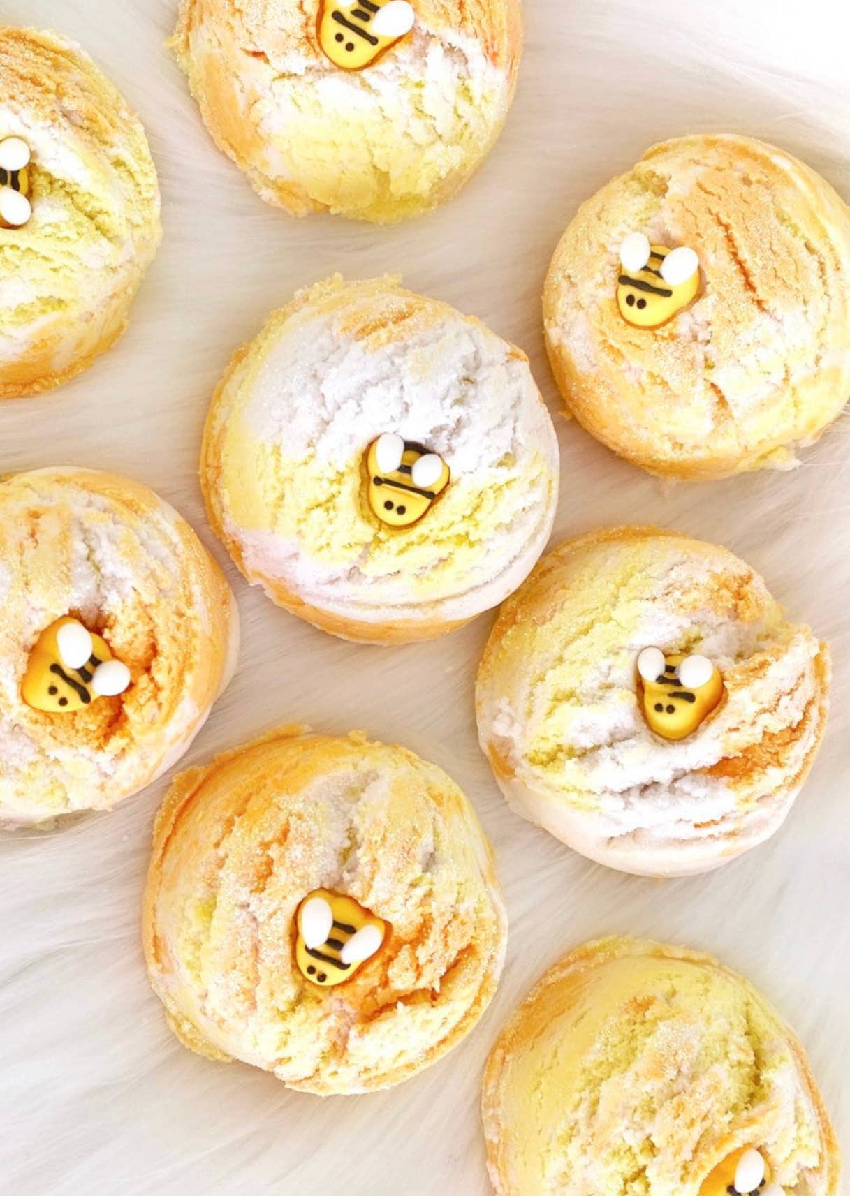 Beauty By PharmD - Wholesale Bath Bomb/Fizz - Honey Bee Bubble Scoop Bath Bombs (Set of 3 Scoops)0