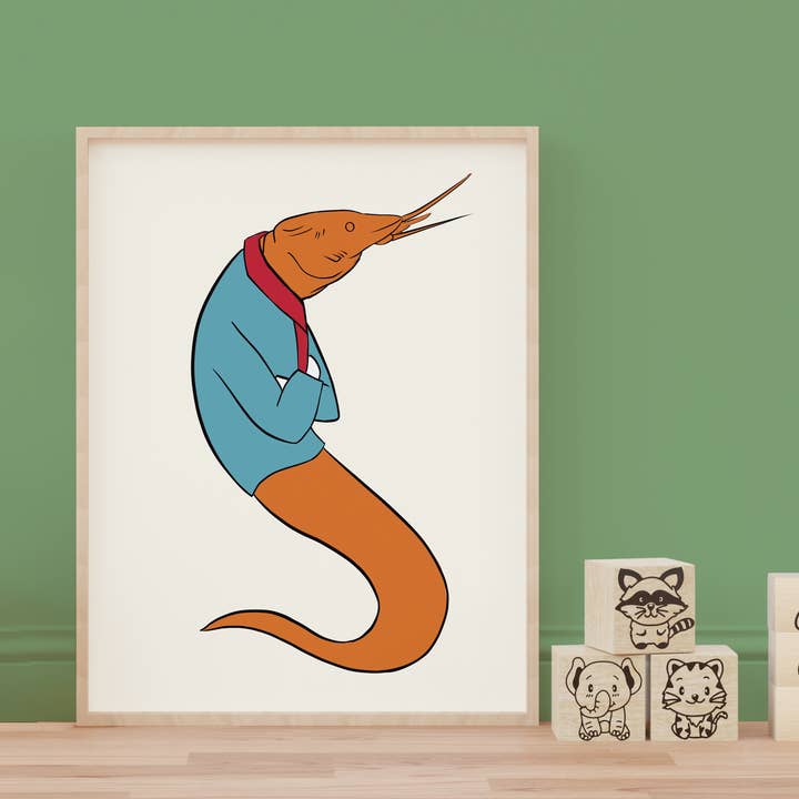 Abécédaire - Lettre S pour la vente par Colette de B.