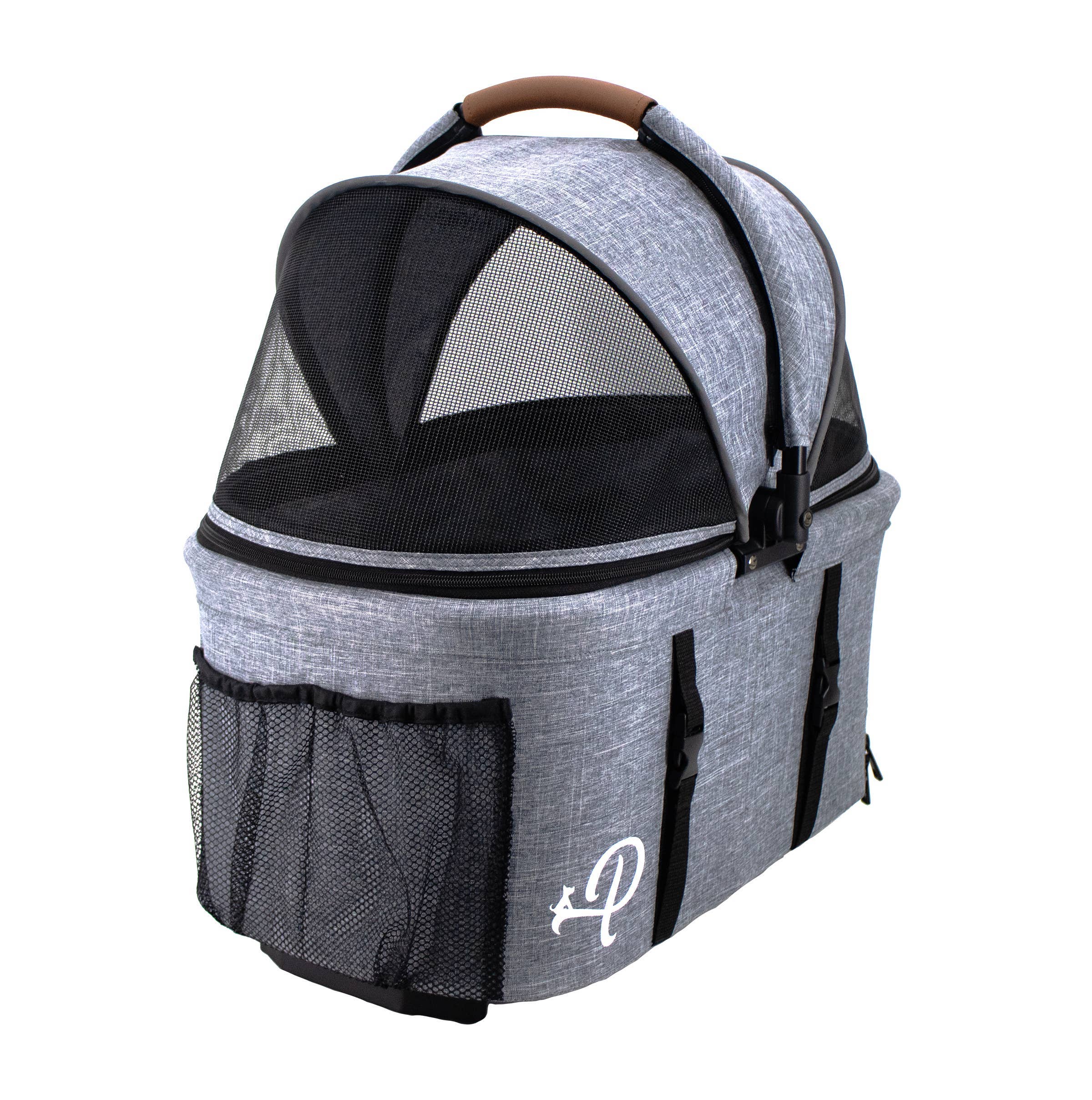 Only An Ocean Europe – wholesale Transportbur – Katt och hund – Petique 3-i-1 resesulky för husdjur med tri-fold design7