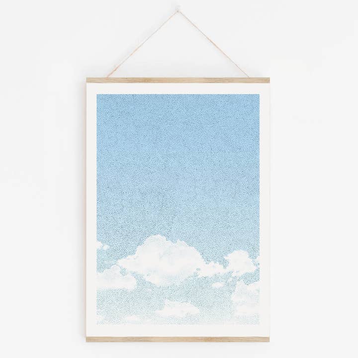 Clouds Art Print (No1) for engroshandel hos Drawn Together Art Collective