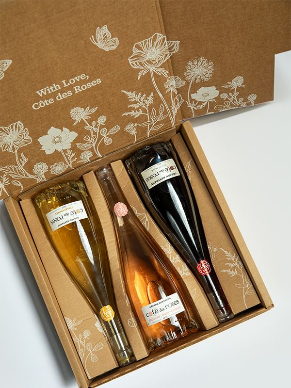 Gérard Bertrand - Wholesale Red Wine - Cote des Roses rosé box set, Light Red and Chardonnay1