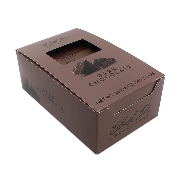 Ethel M Chocolates - Wholesale Chocolate Bar - PREMIUM DARK CHOCOLATE GOURMET SINGLE BARS