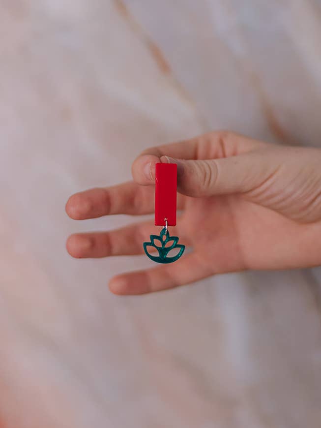 Briones Earrings - Green for wholesale by Seron