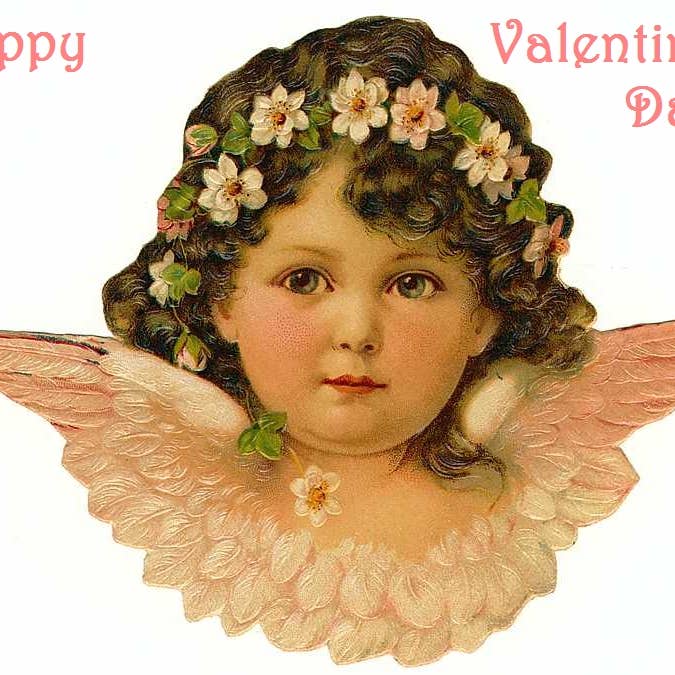 Biglietti di auguri in stile vintage, assortimento di cherubini per San Valentino per la vendita all'ingrosso da parte di 1889 Products