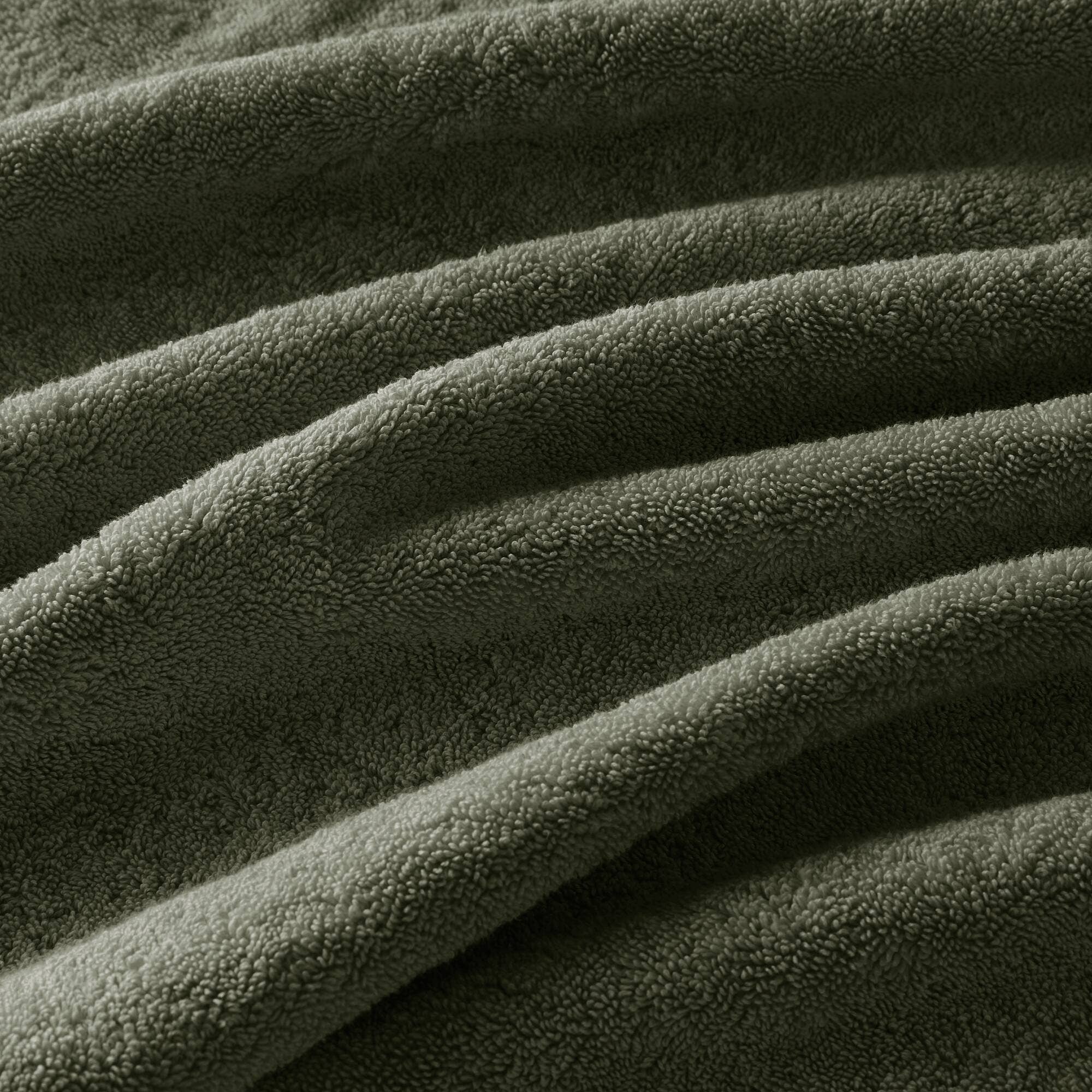 Olliix - Wholesale Bath Towel - 8-Piece 800gsm Cotton Absorbent Towel Set, Olive Green11