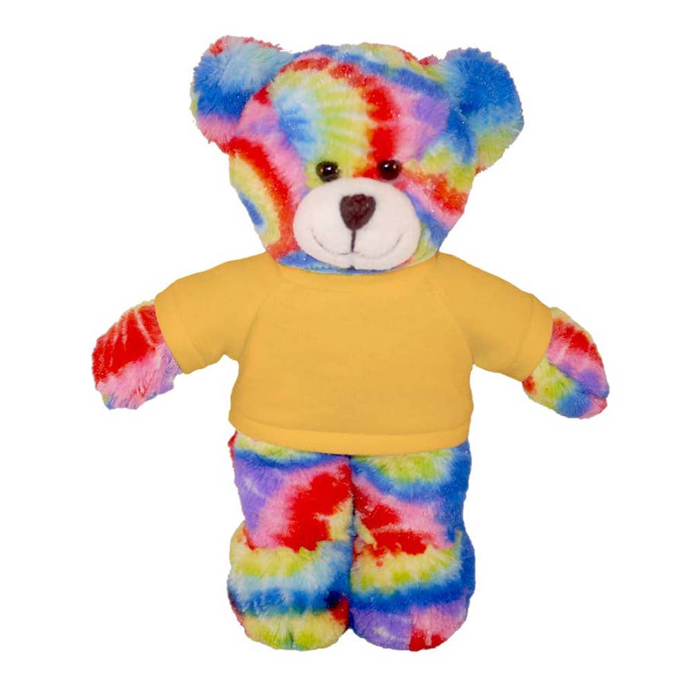 Plushland - Wholesale Stuffed/Plush Toy - Kids & Baby - 8″ Tie-Dye Custom Bear | Personalized Bear Stuffed Animal15