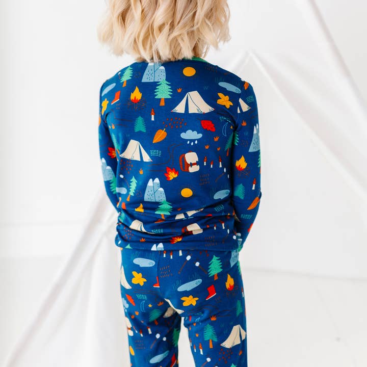 Kiki + Lulu - Wholesale Sleepwear Set - Kids - Happy Camper Kid Pajamas