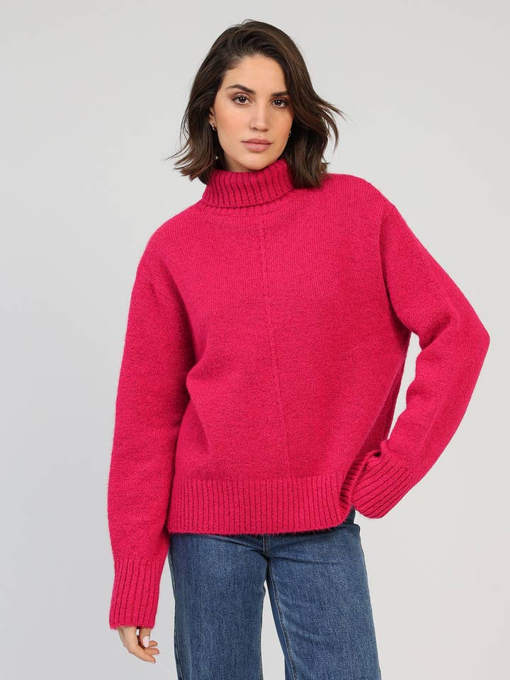 PULL LIPY fushia pour la vente par An'ge