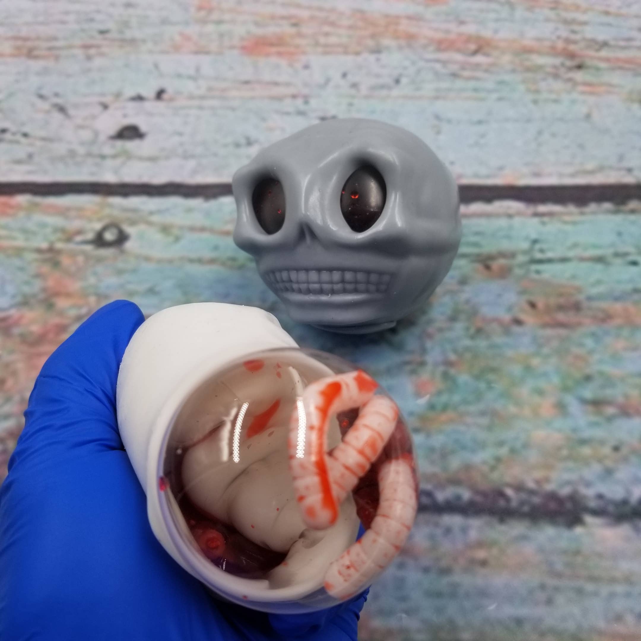 MIAS SHOP - Wholesale Squishy Toy - Kids & Baby - Squeeze Skull Toy Kneading Decompression Halloween Toys0