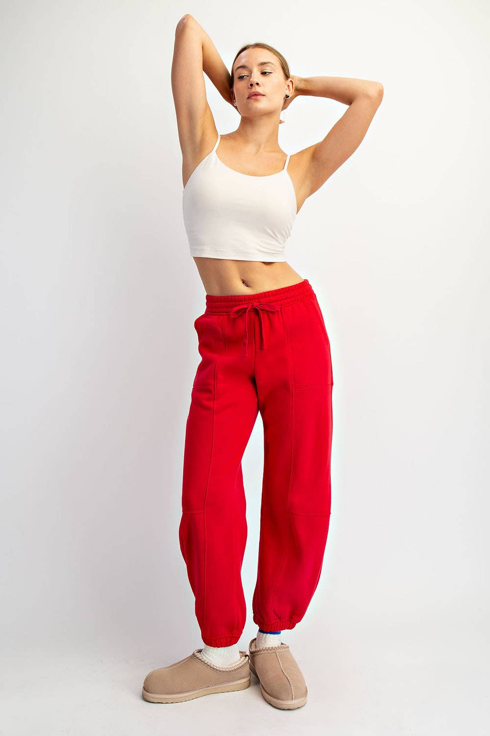 Rae Mode - Wholesale Athletic Pants - Women's - FLEECE COCOON JOGGER SWEATPANTS17