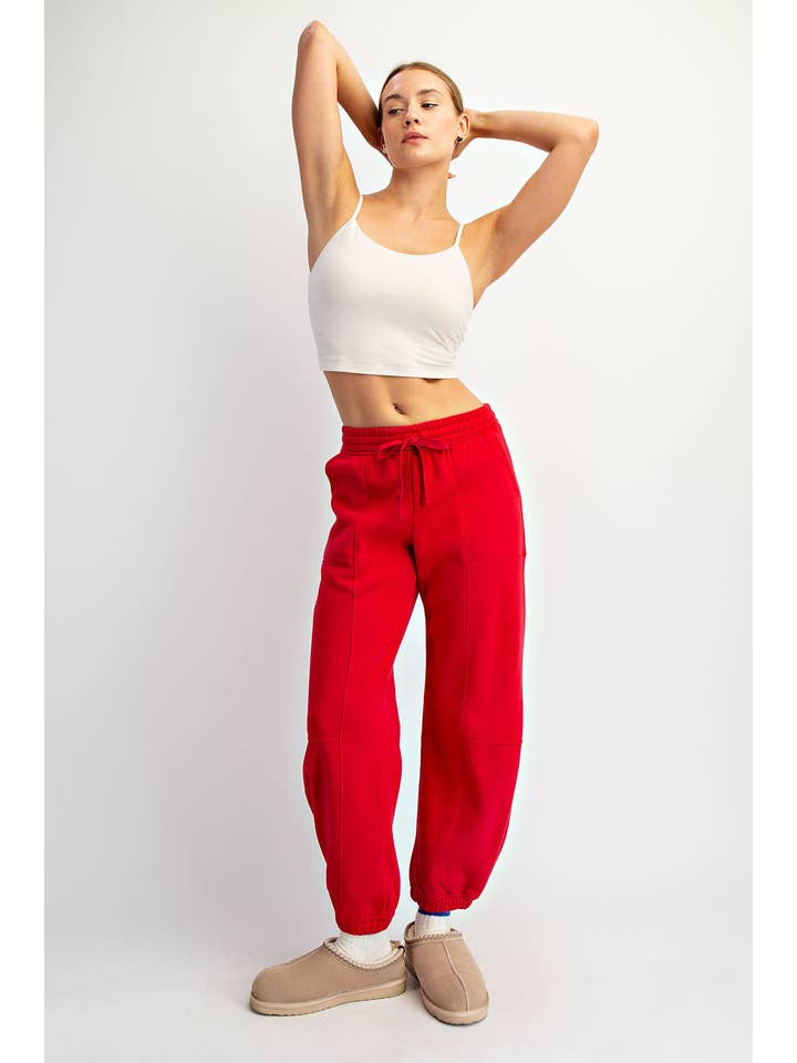 Rae Mode - Wholesale Athletic Pants - Women's - FLEECE COCOON JOGGER SWEATPANTS17