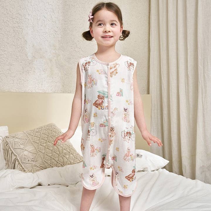 Ultra-lichte bamboe katoenen babyslaapzak voor wholesale door kycozy