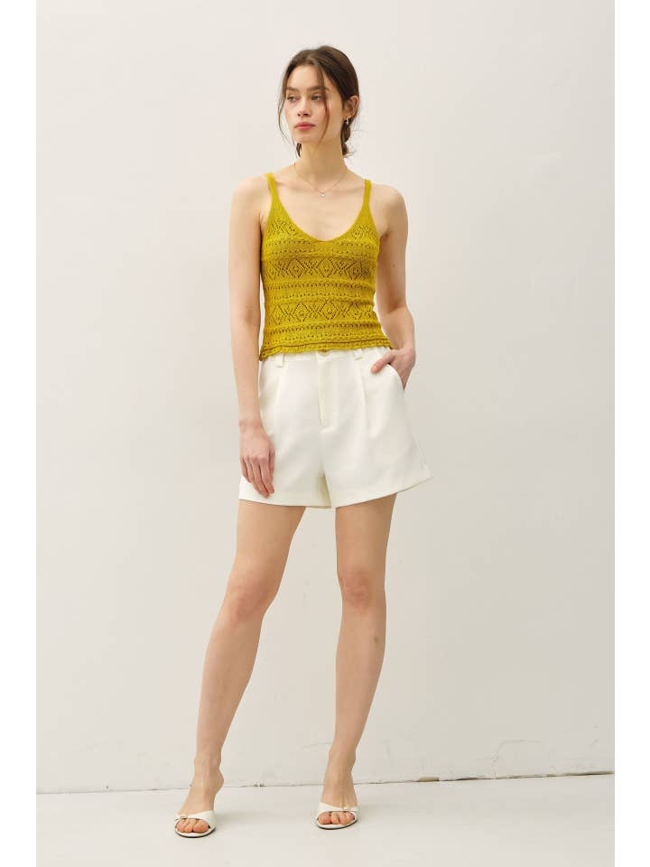 Be Cool - Wholesale Tank Top - Women's - CROCHET KNIT TANK