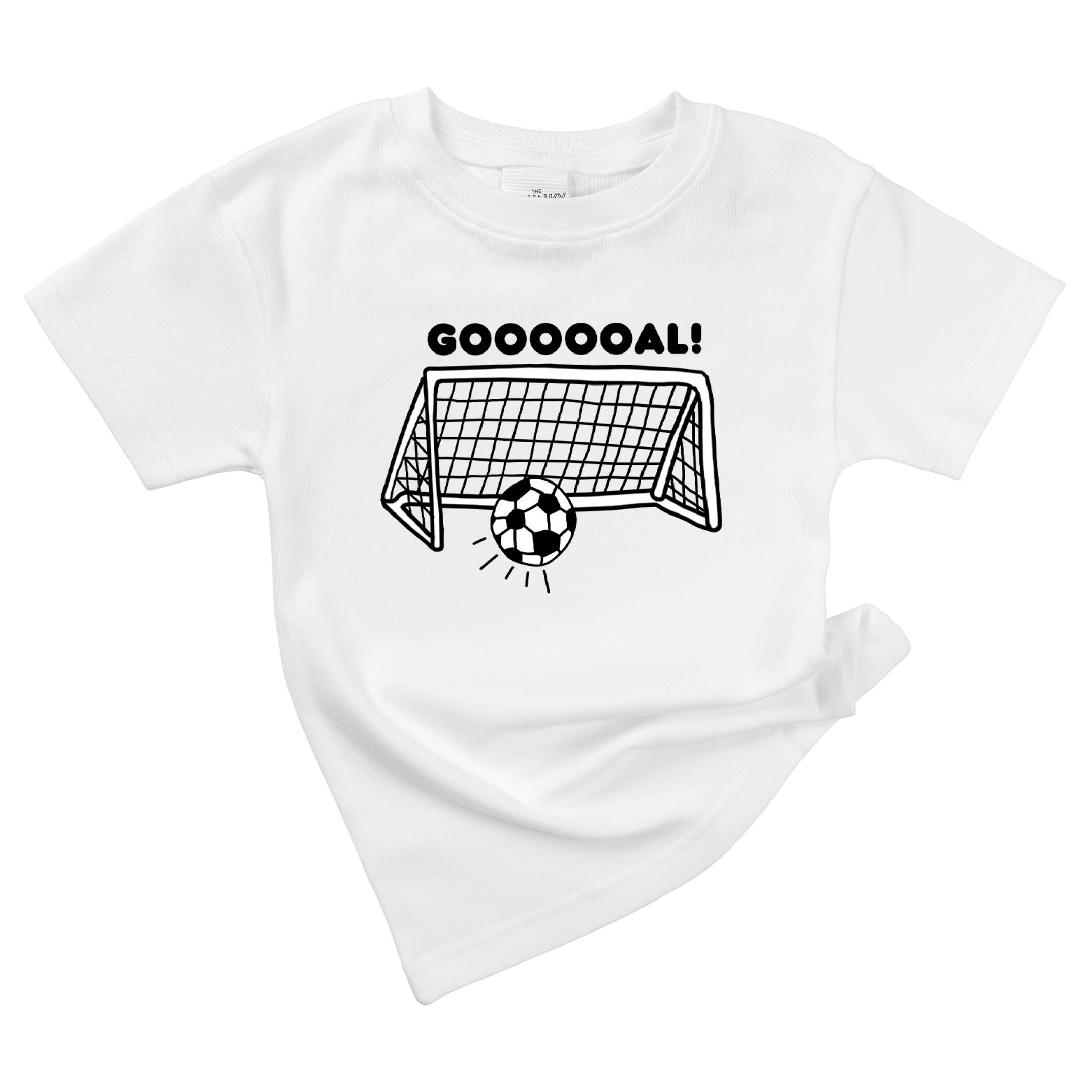 Spunky Stork - Wholesale Screen Printed T-Shirt - Kids - Soccer Goal World Cup Organic Cotton Baby and Toddler Shirt3