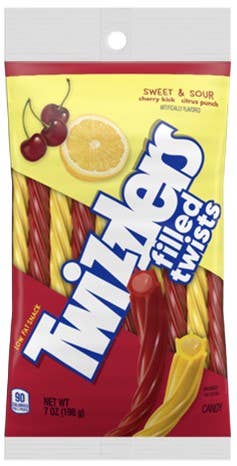 Shop The King - Wholesale Licorice - Twizzler Cherry Citrus Twist Peg Bag 7 oz0