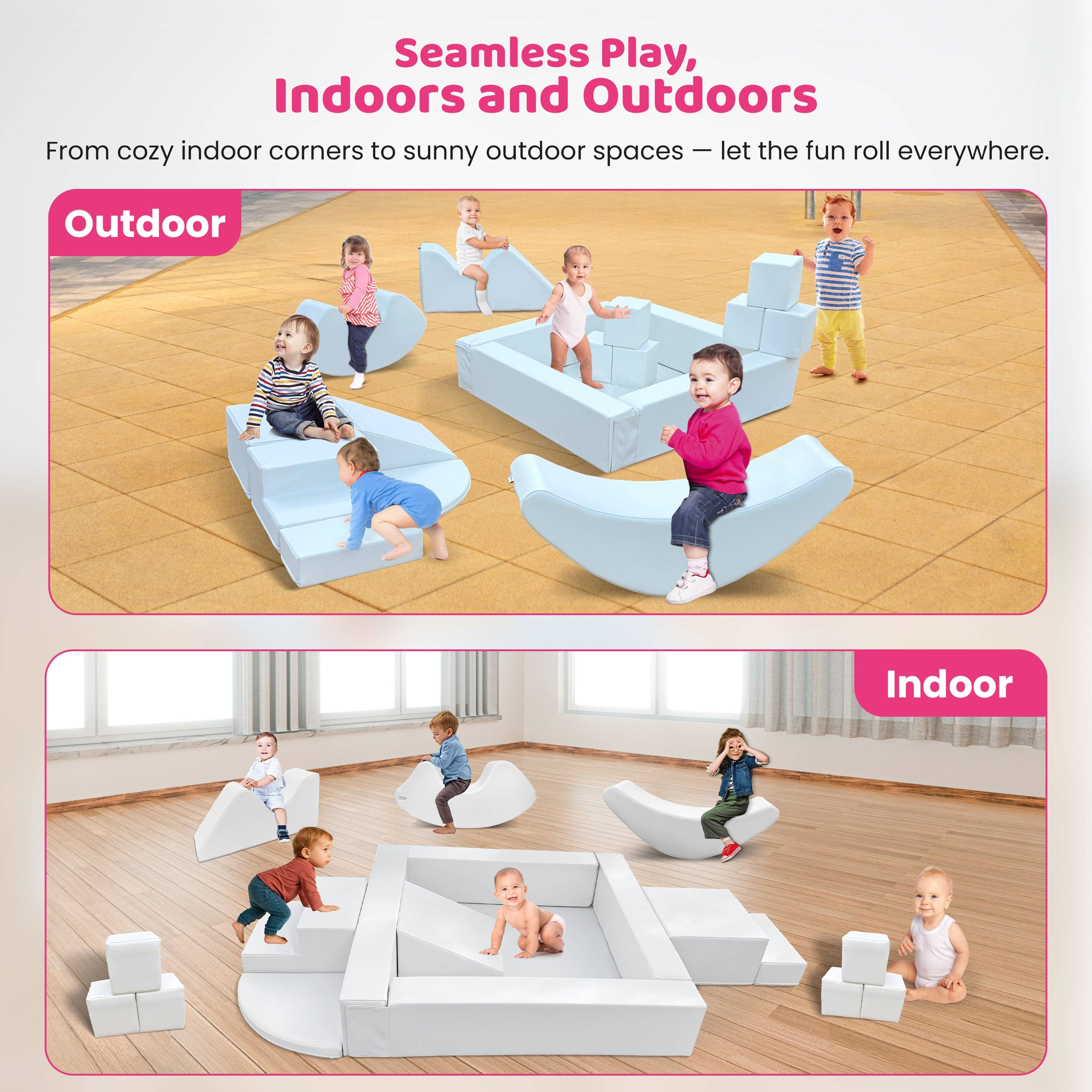 TQ FURNITURE - Venta al por mayor Conjunto de juguetes - Niños - Juego Suave - Conjunto Armonía7