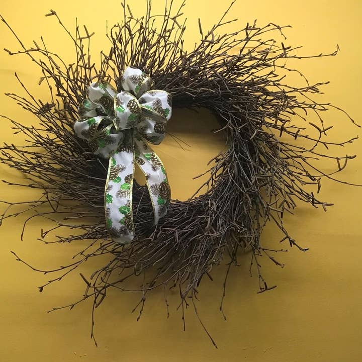 Winter Woods - Wholesale Wreath - Birch Spiral Wreath