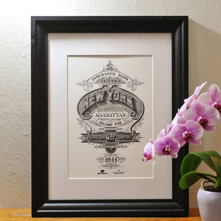 Letterpress Art Print New York USA for wholesale by L'Atelier Letterpress