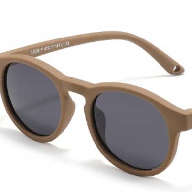 Kids Sunglasses - FERG - Brown for wholesale by Speckles for Kids
