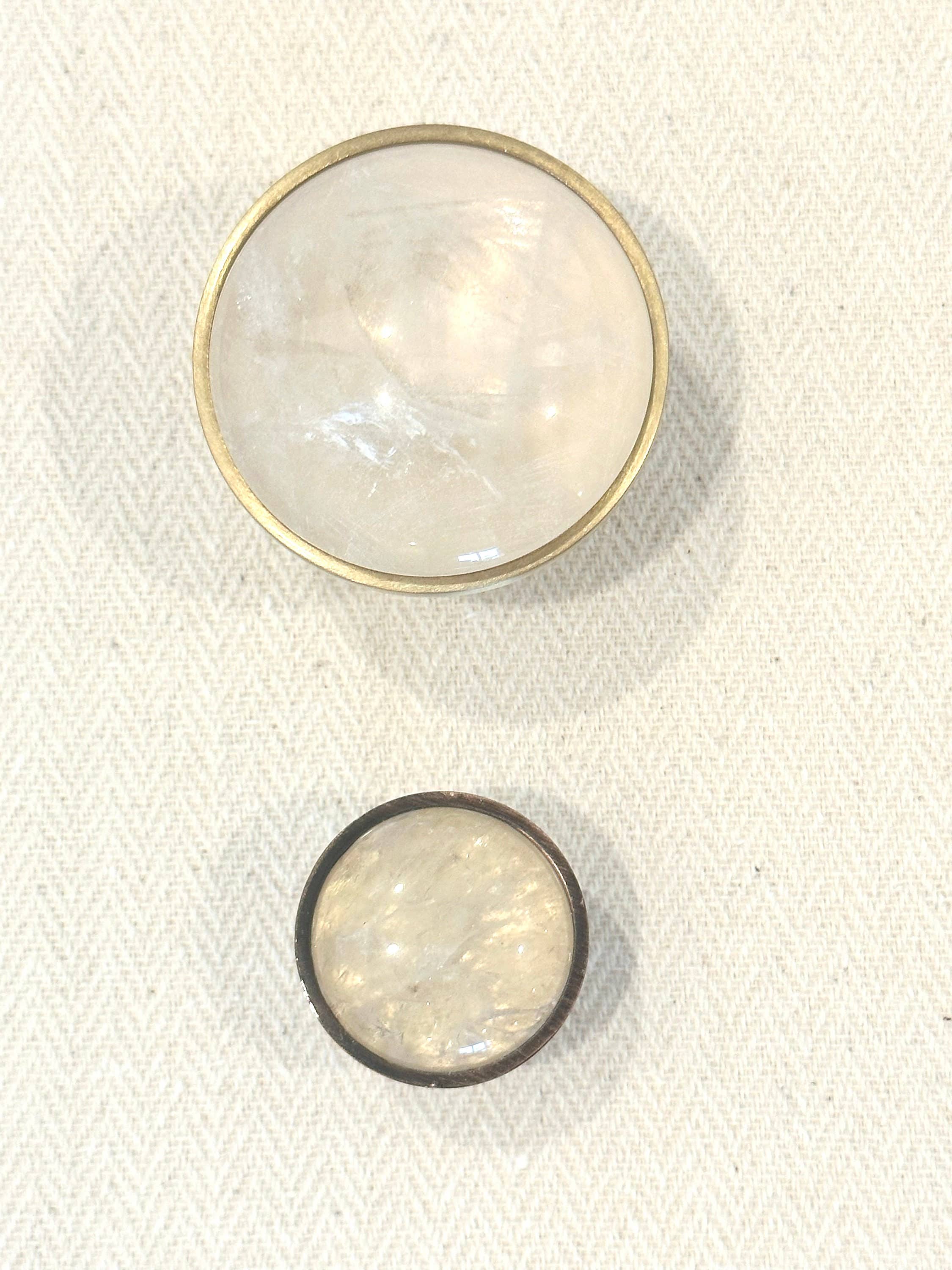 Stephen D. Evans - Vendita all'ingrosso Manopola/pomello - Pomolo di cristallo di lusso in ottone per porta e cassetto8