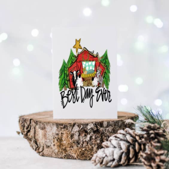 Best Day Ever Note Cards for wholesale by Mississippi Mae Monograms